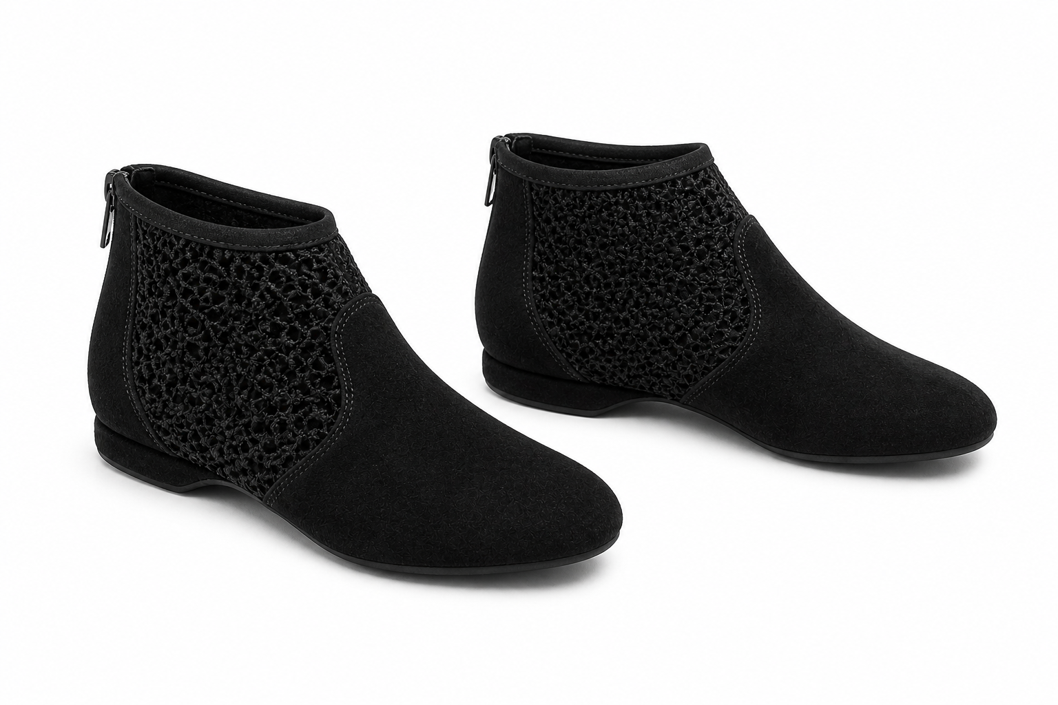 Toboots with Lace Insert