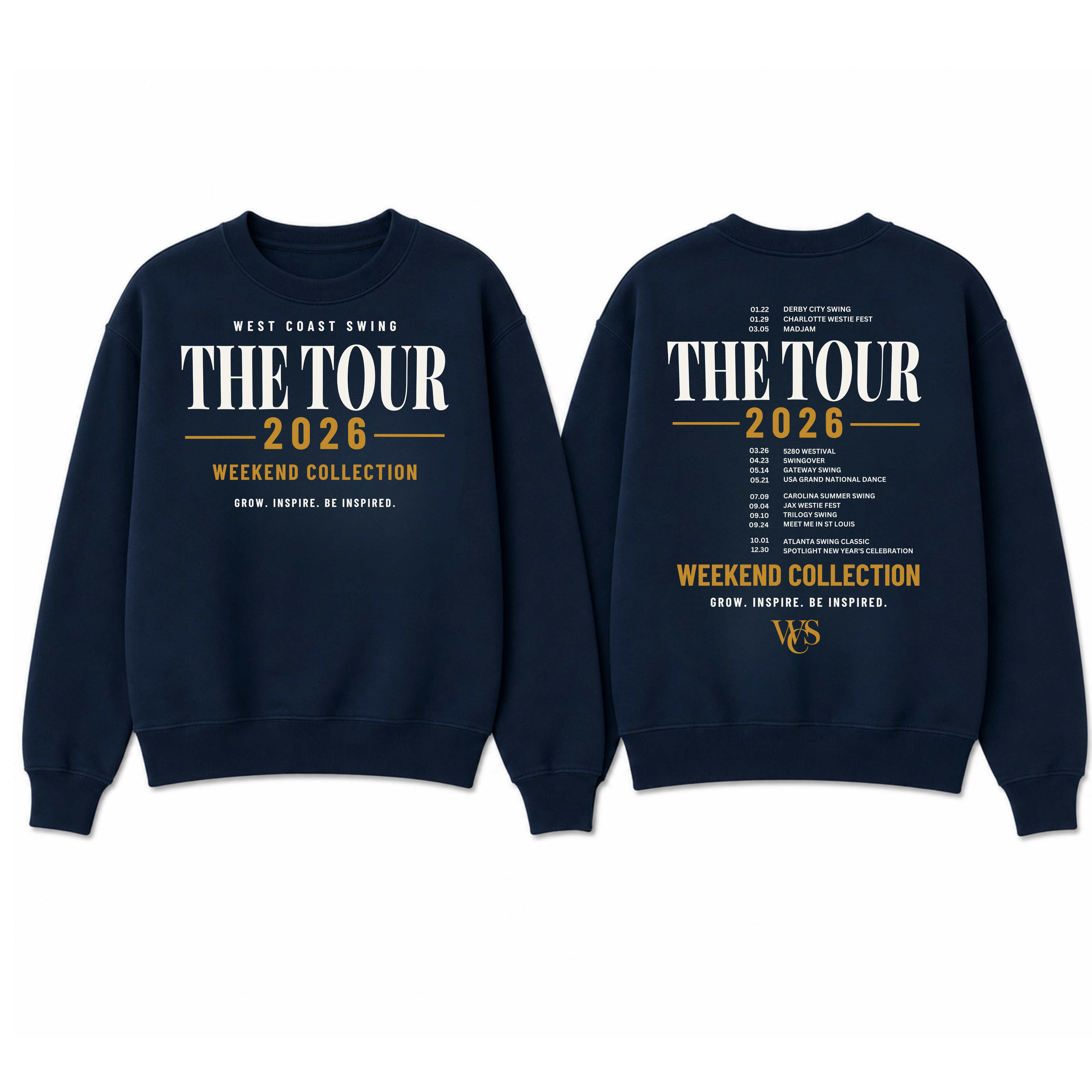 THE TOUR WEEKEND COLLECTION UNISEX CREWNECK SWEATSHIRT 2026