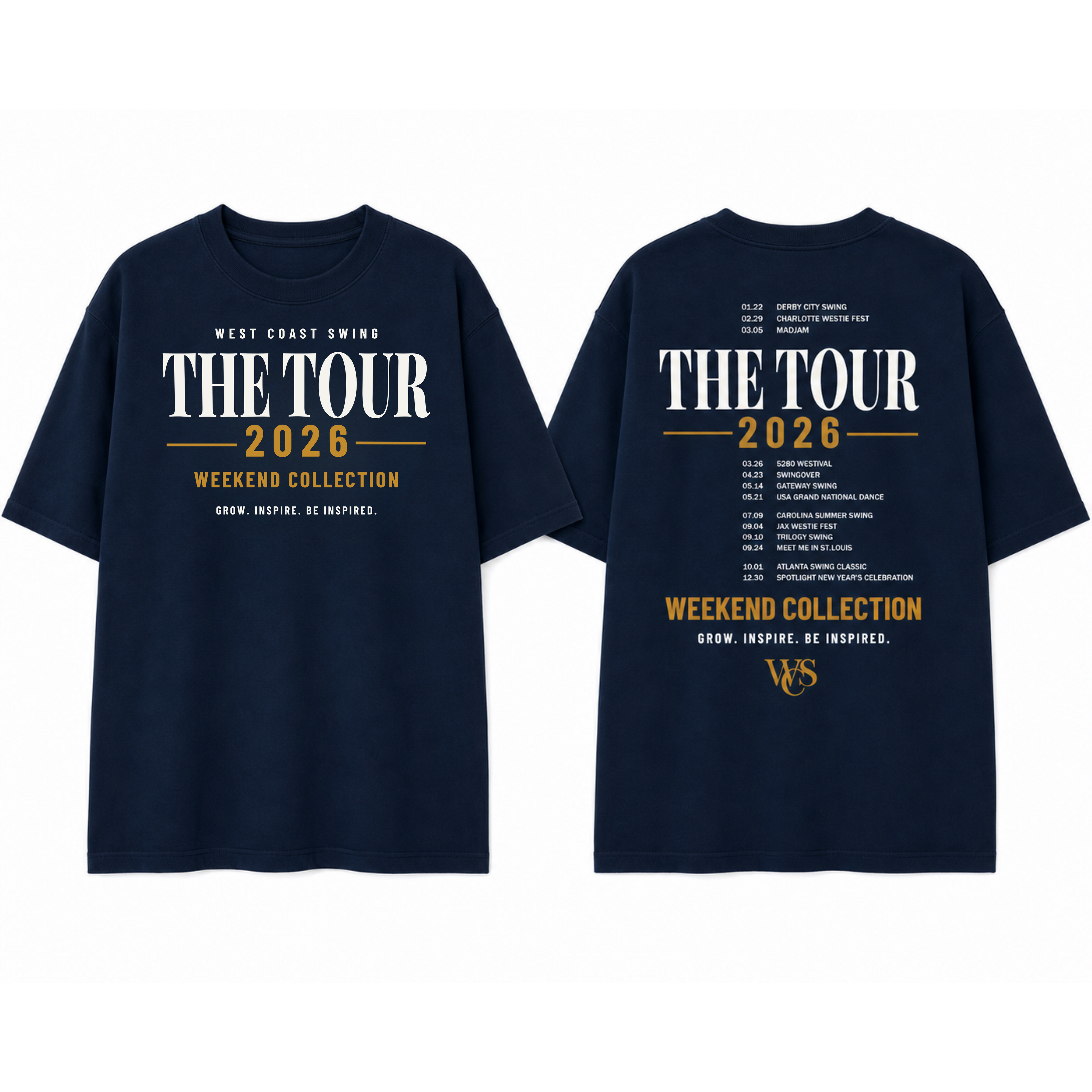 THE TOUR WEEKEND COLLECTION UNISEX T-SHIRT 2026