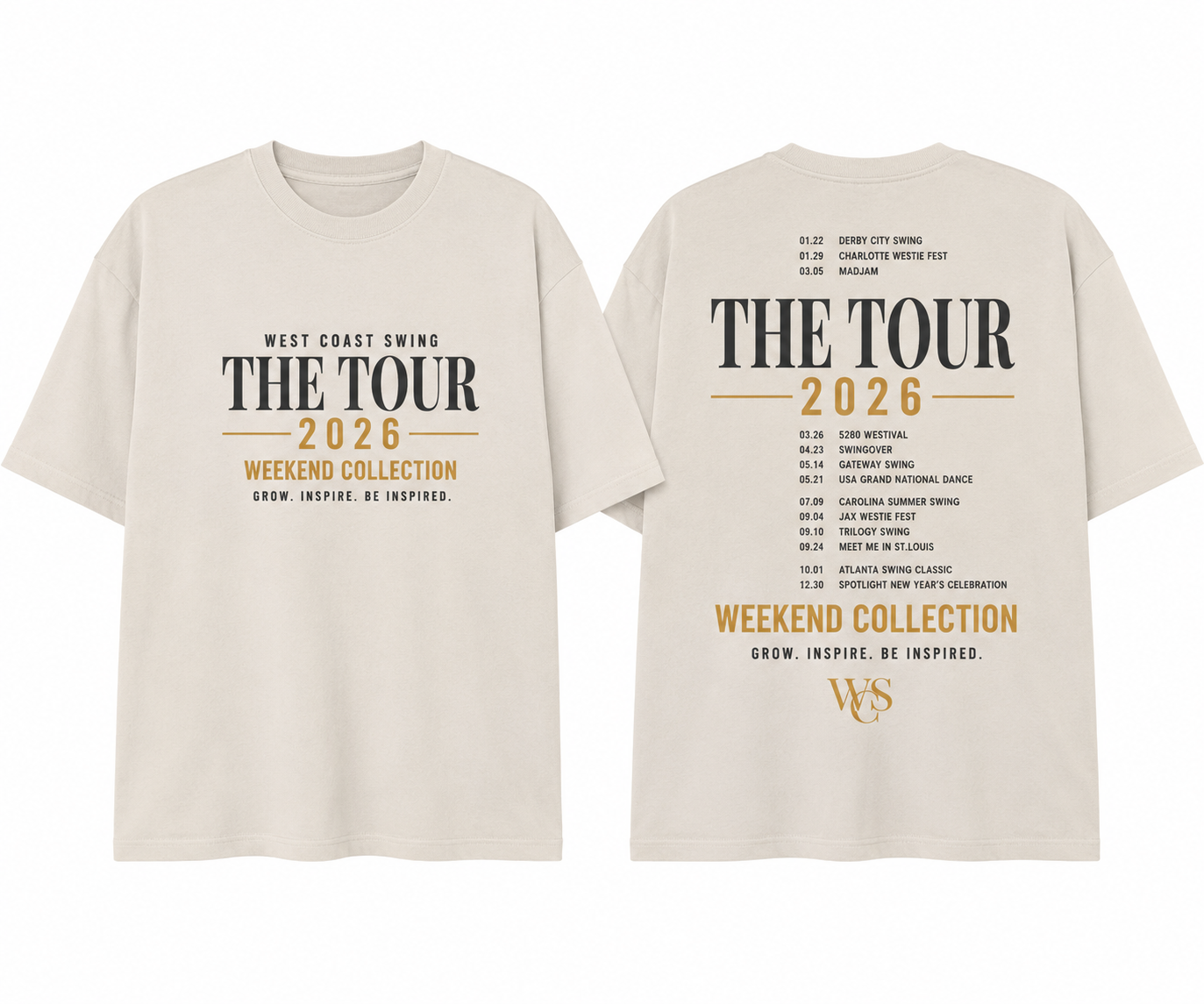 THE TOUR WEEKEND COLLECTION UNISEX T-SHIRT 2026